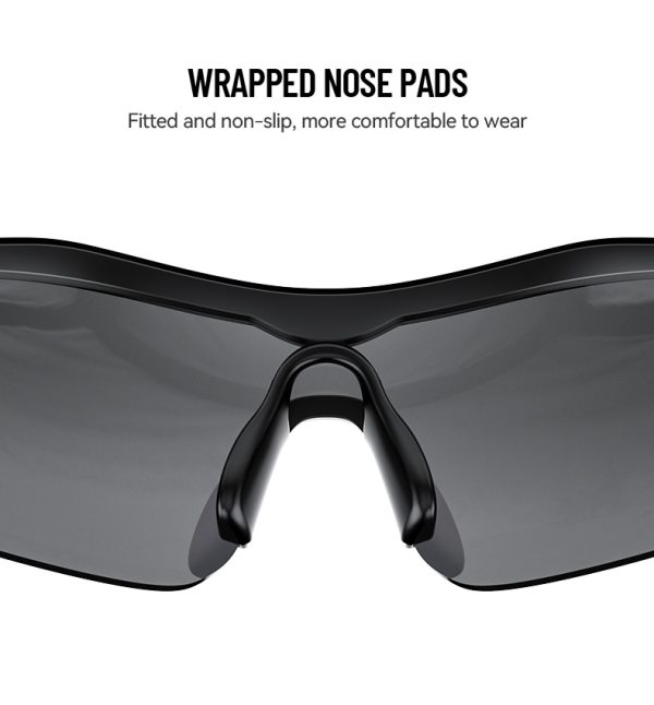 Wrapped Nose Pad - Sports Bluetooth Smart Glasses